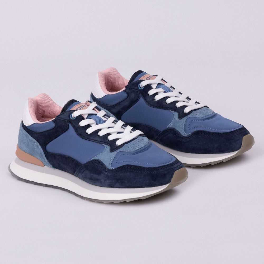 Womens Blue Cork Trainer