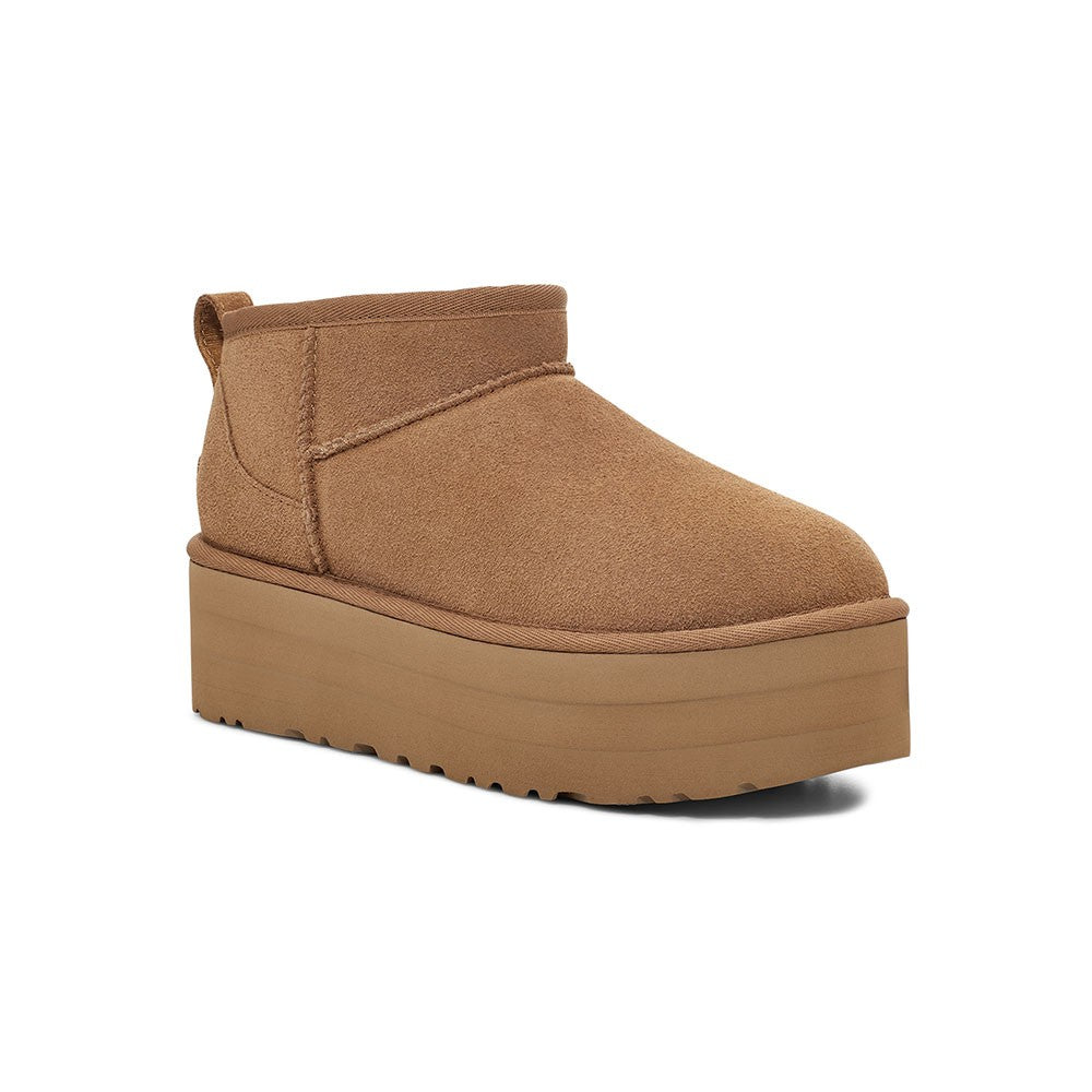 Womens Black Classic Ultra Mini Platform Boot
