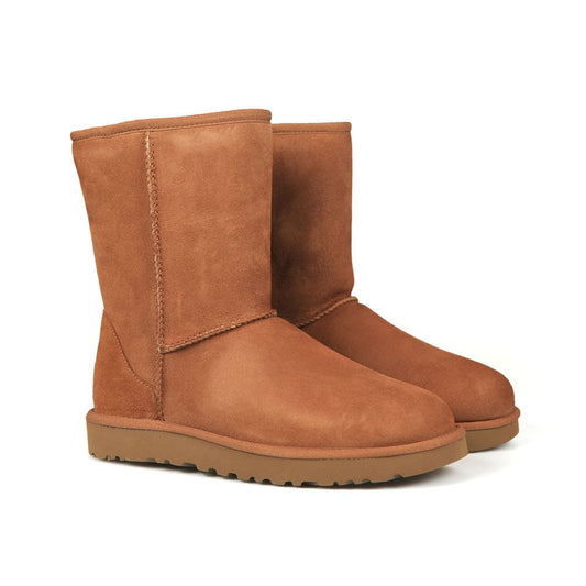 Womens Brown Classic Short II Boot